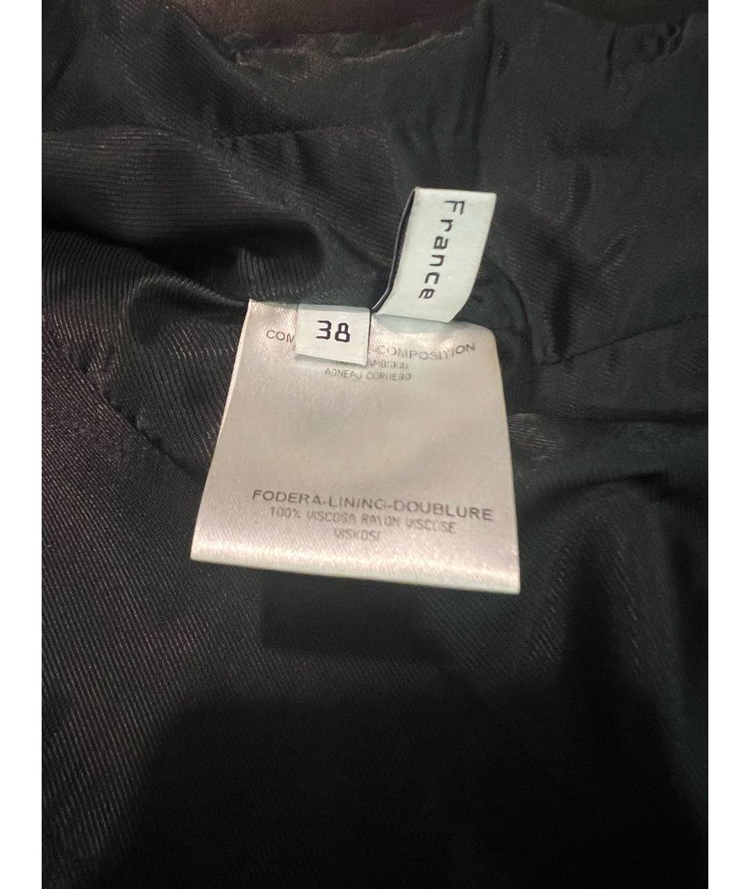 BALENCIAGA Черный кожаный жакет/пиджак, фото 6