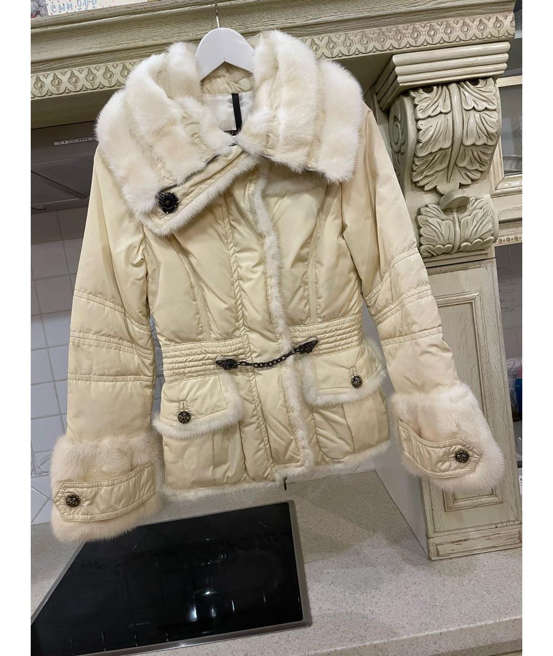 MONCLER Белый пуховик, фото 9