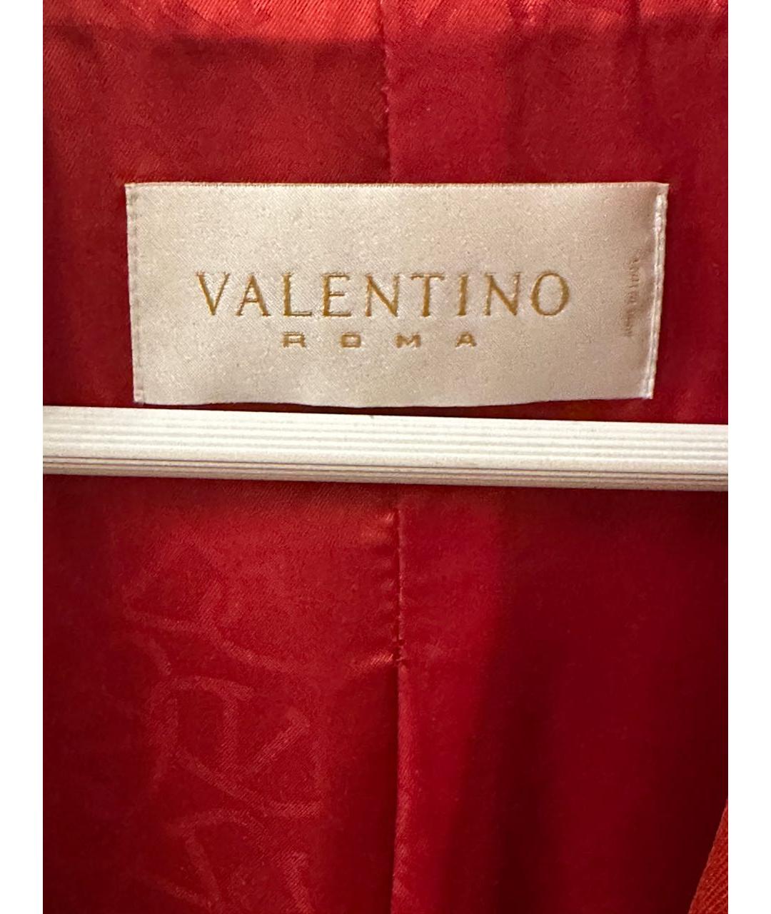 VALENTINO Красный шерстяной жакет/пиджак, фото 3