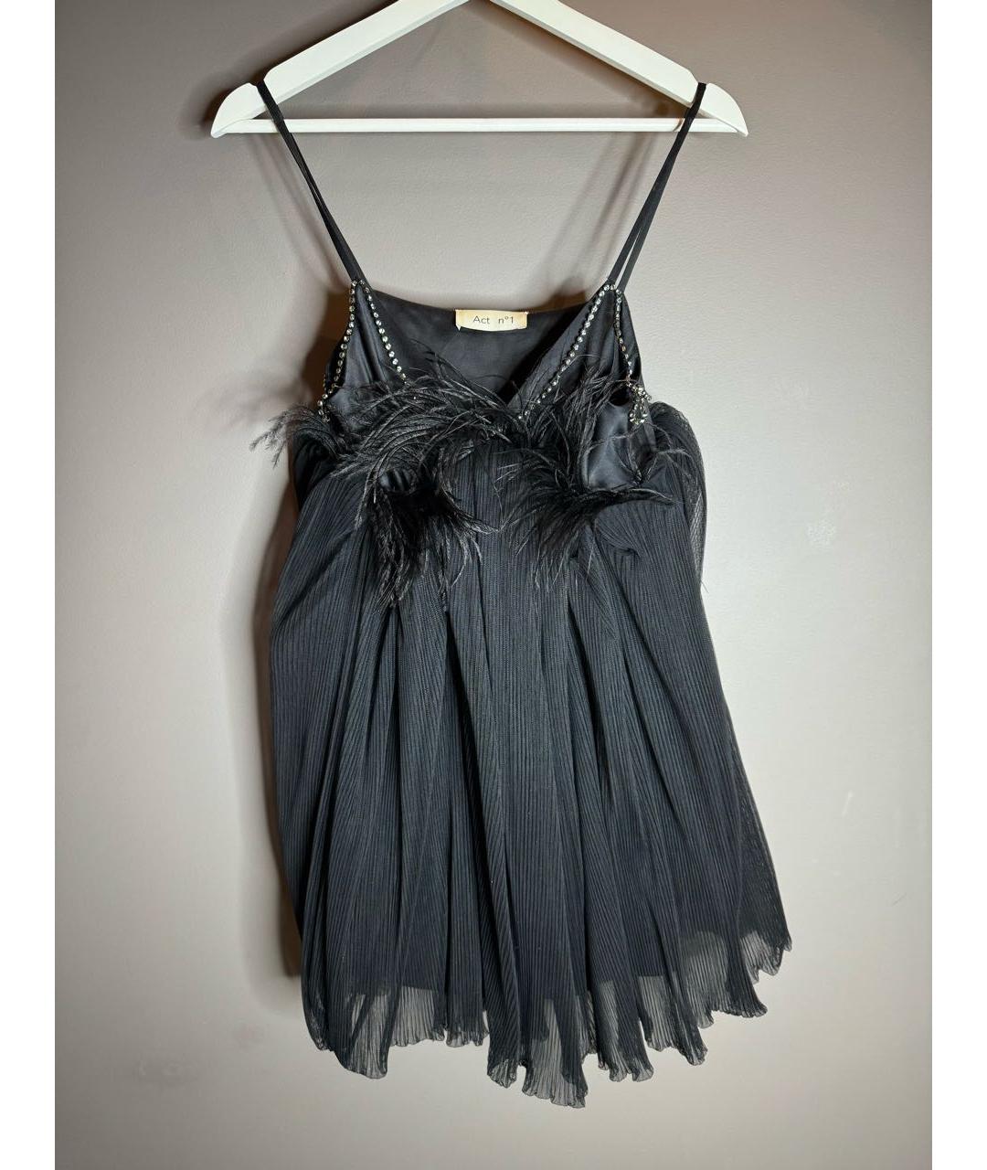 NO. 21 Черное вискозное вечернее платье, фото 8