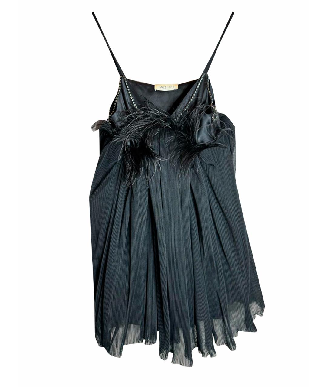 NO. 21 Черное вискозное вечернее платье, фото 1