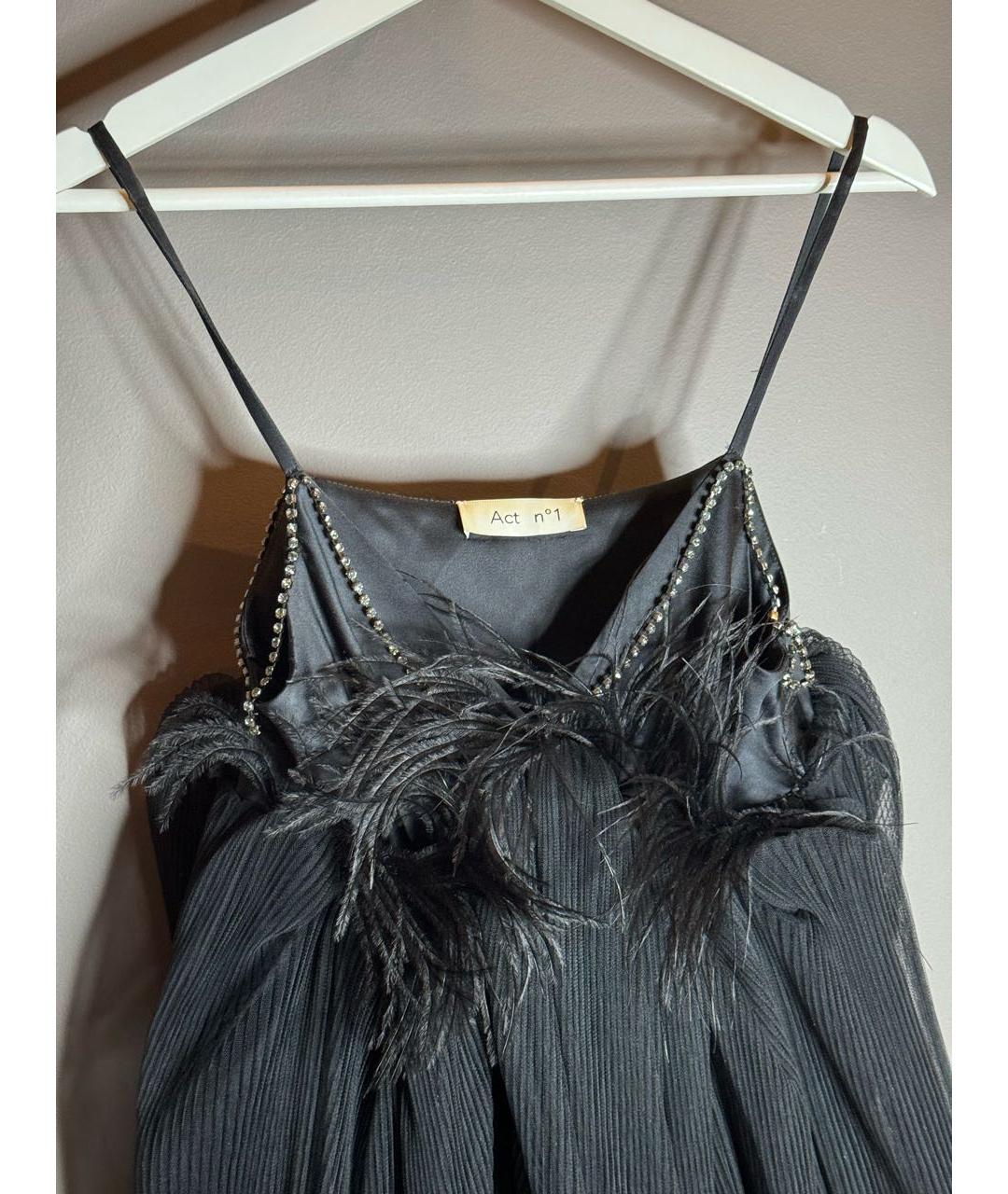 NO. 21 Черное вискозное вечернее платье, фото 3