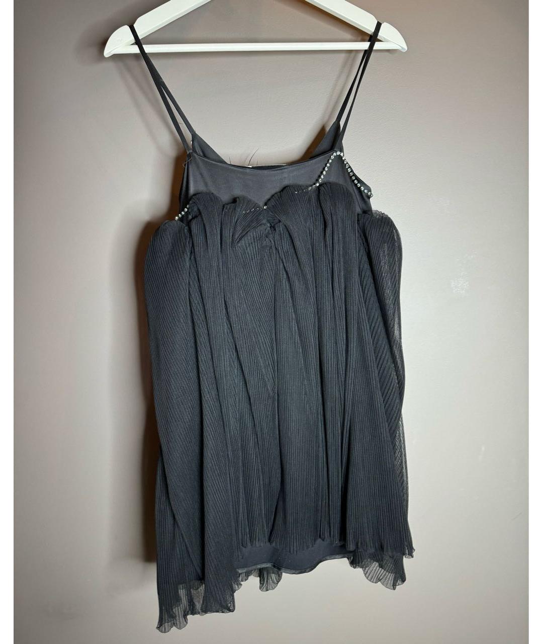 NO. 21 Черное вискозное вечернее платье, фото 2