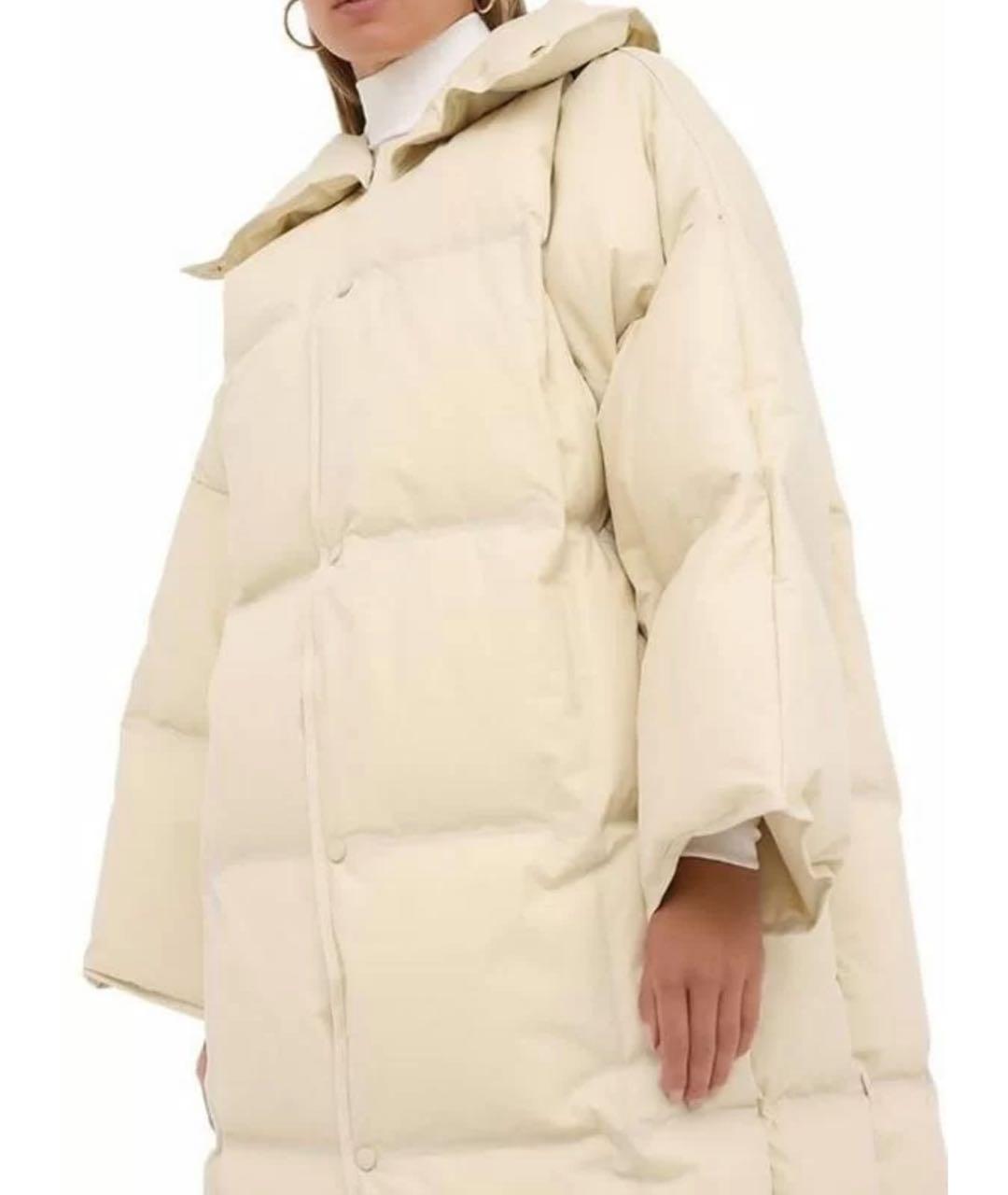 BOTTEGA VENETA Бежевый пуховик, фото 4