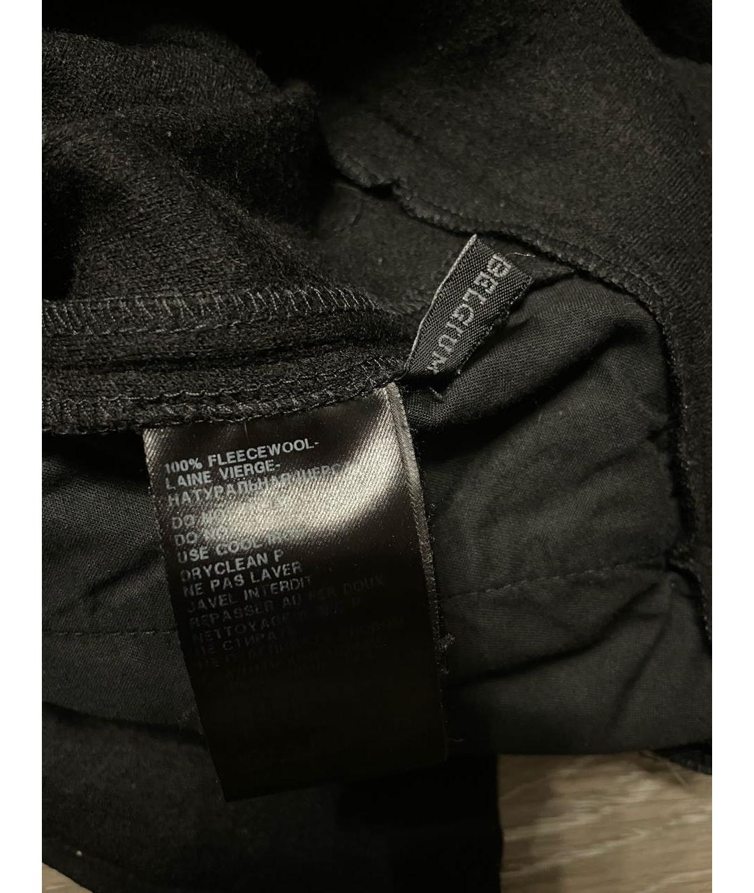 HAIDER ACKERMANN Черные шерстяные брюки узкие, фото 4