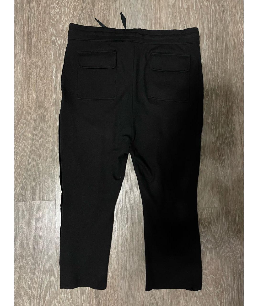 HAIDER ACKERMANN Черные шерстяные брюки узкие, фото 2
