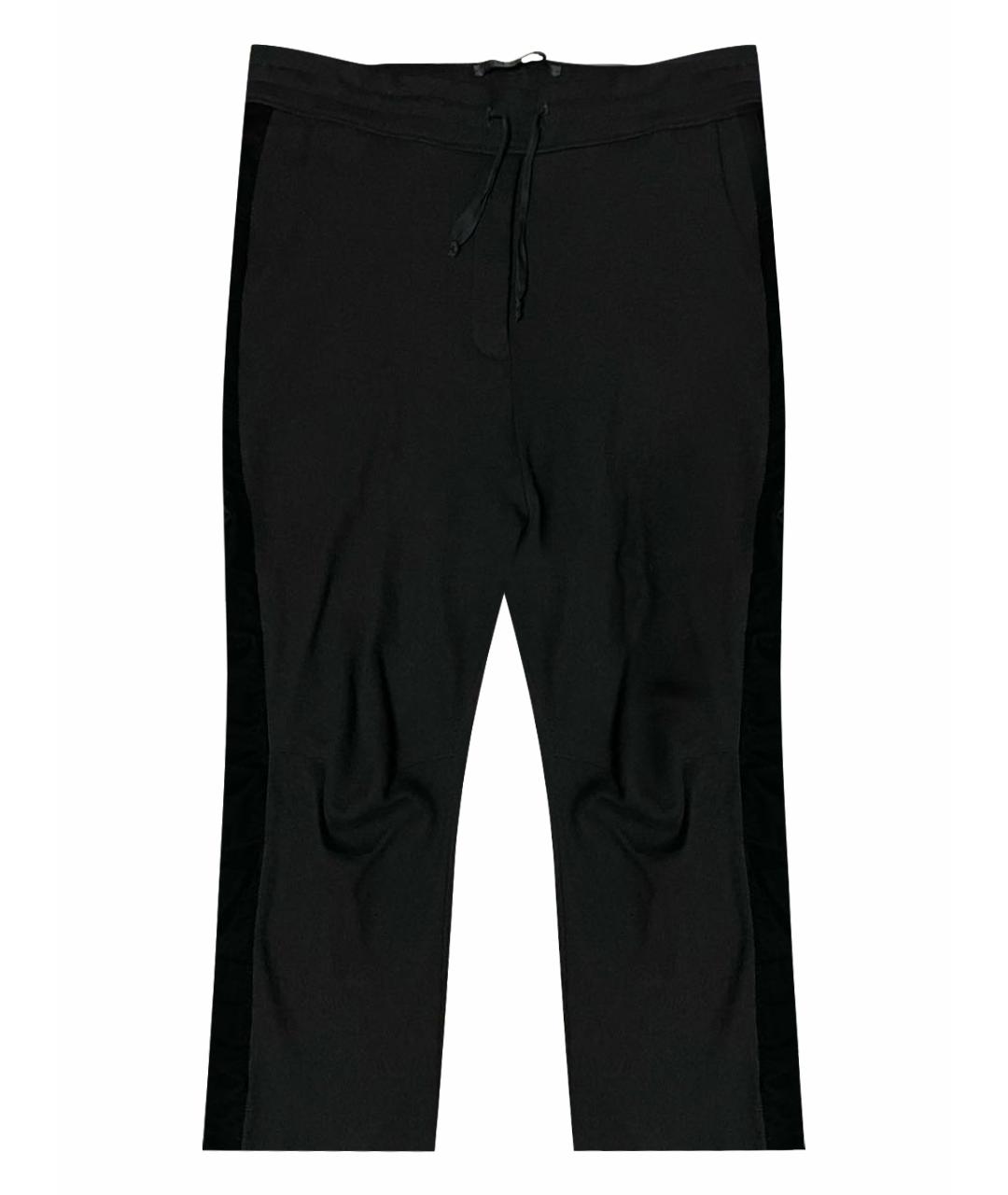 HAIDER ACKERMANN Черные шерстяные брюки узкие, фото 1