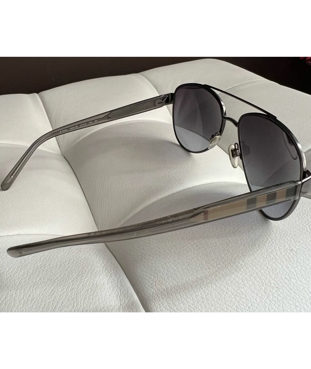 BURBERRY Черные солнцезащитные очки, фото 7