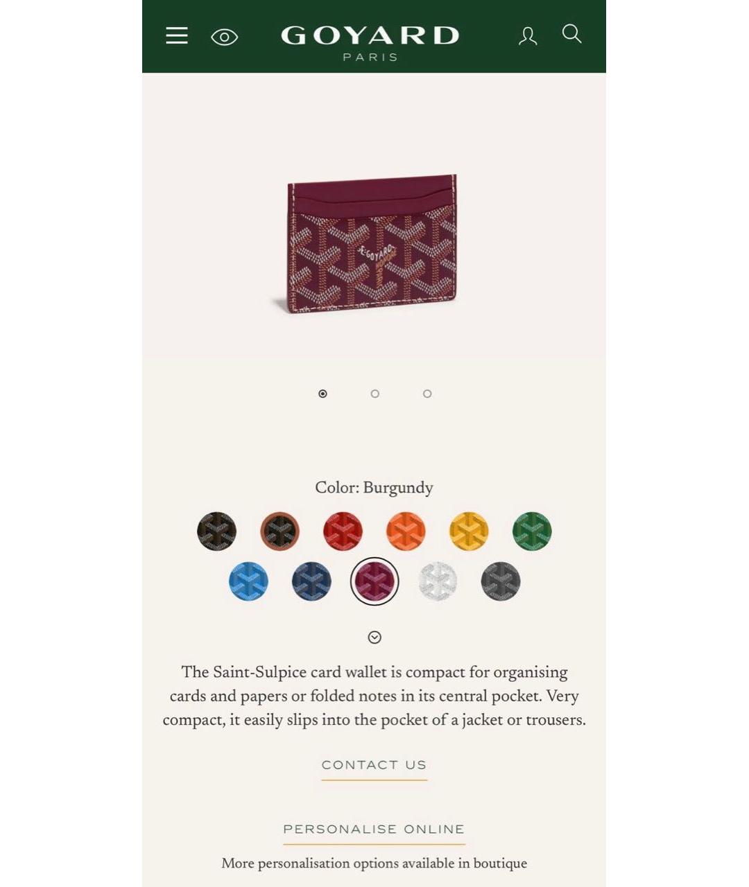 Goyard central shop