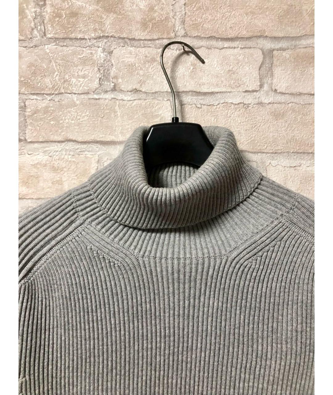 STONE ISLAND Серый шерстяной джемпер / свитер, фото 4