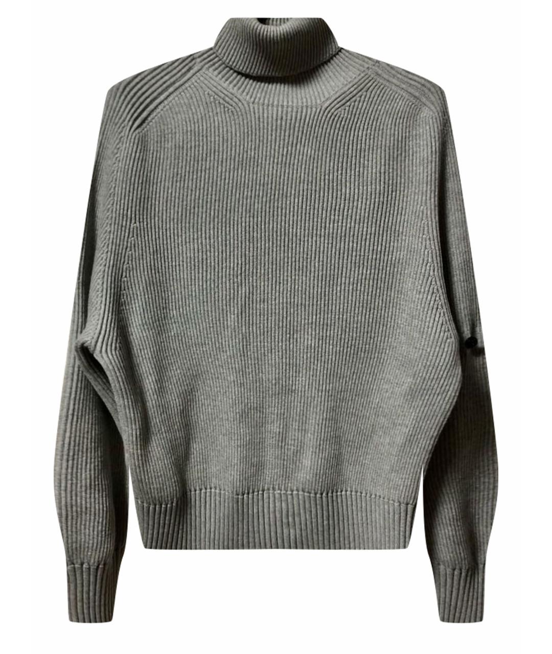 STONE ISLAND Серый шерстяной джемпер / свитер, фото 1