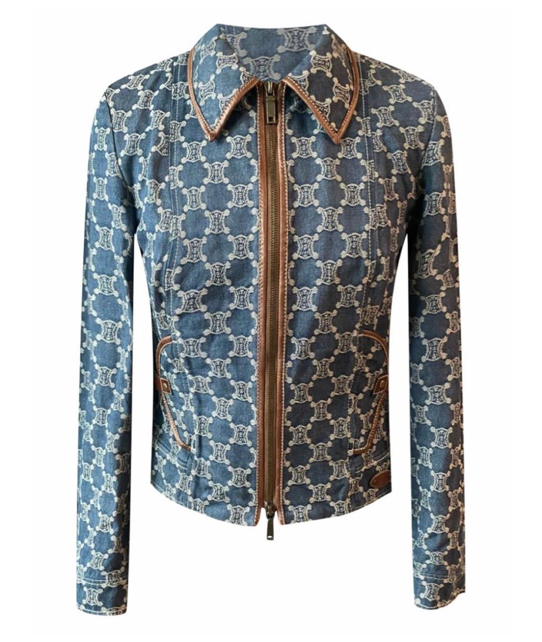 CELINE Синий деним жакет/пиджак, фото 1