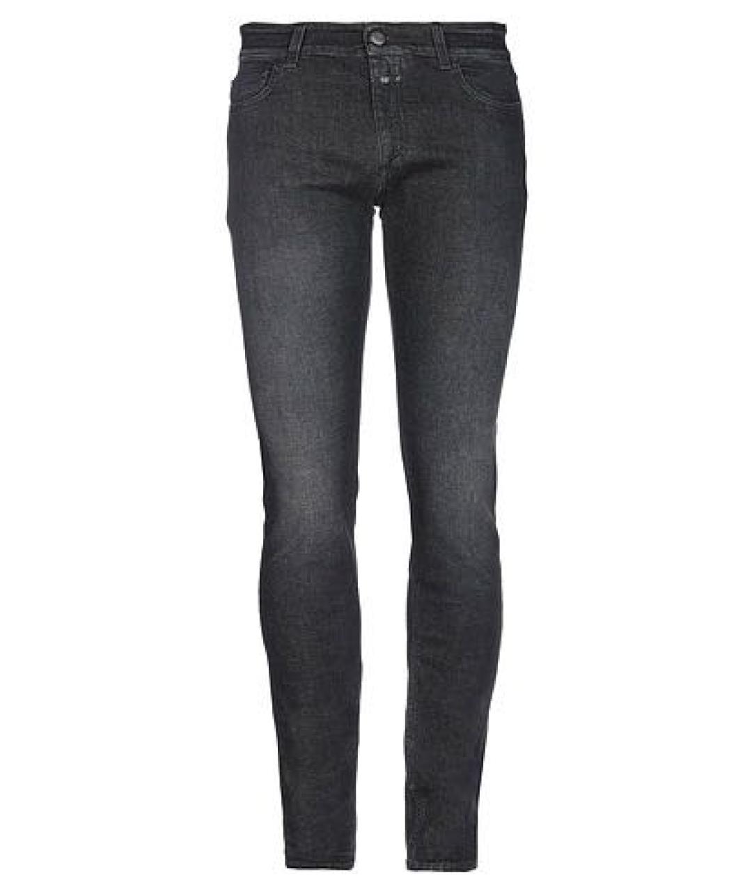 CLOSED Черные хлопко-эластановые джинсы скинни, фото 1