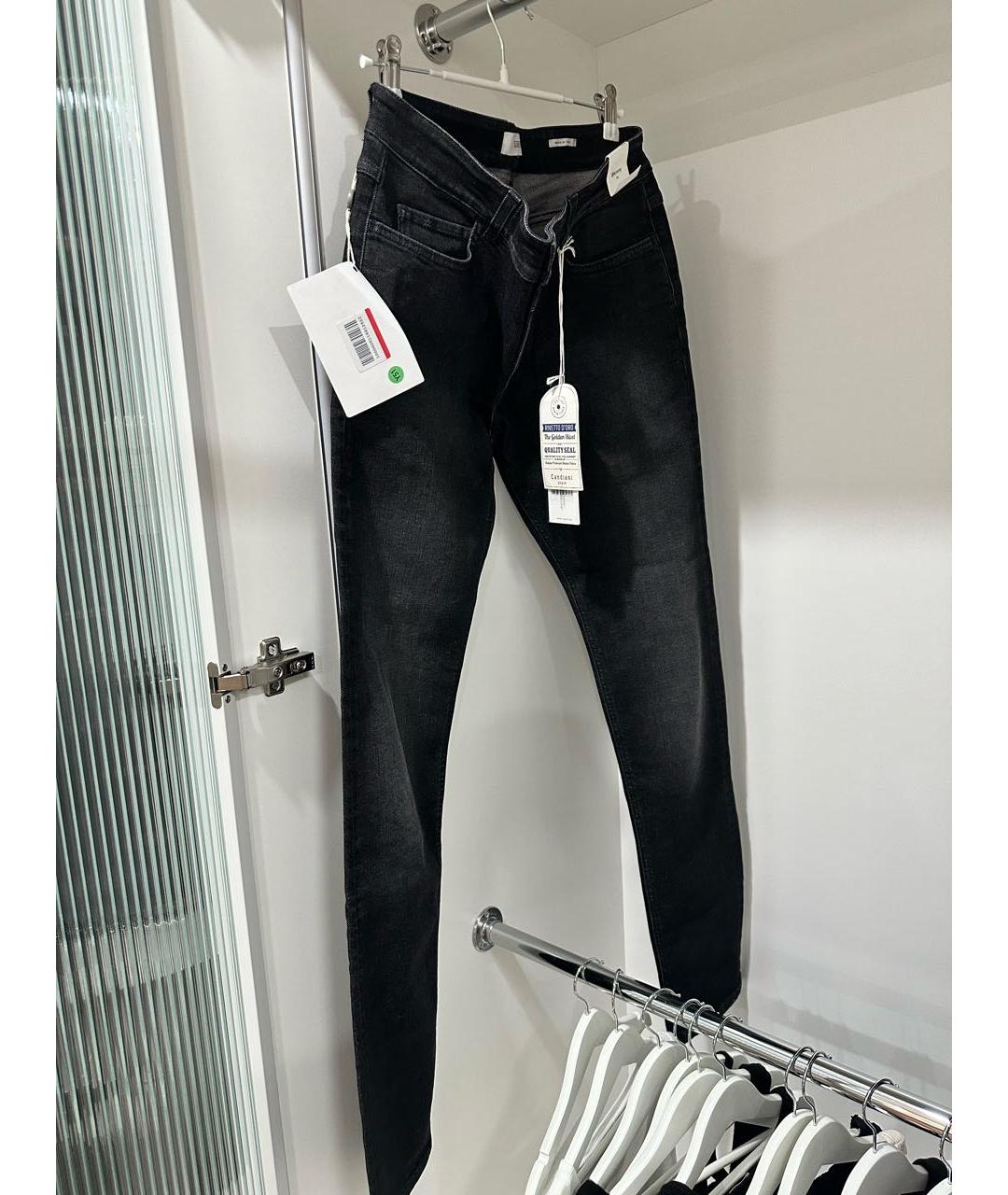 CLOSED Черные хлопко-эластановые джинсы скинни, фото 2