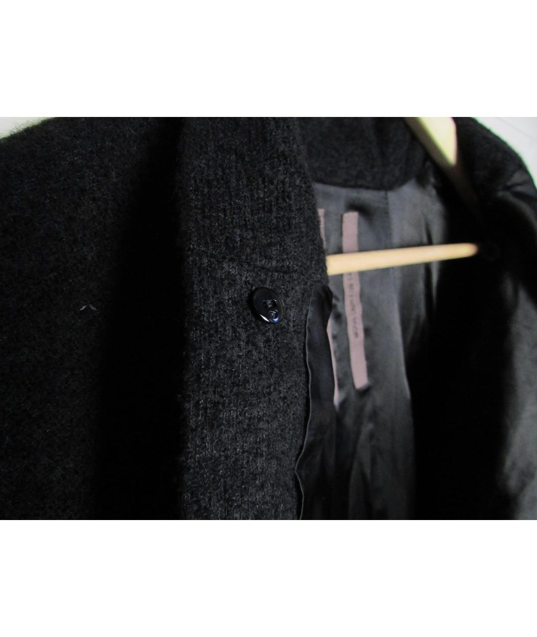 RICK OWENS Черная кашемировая куртка, фото 9