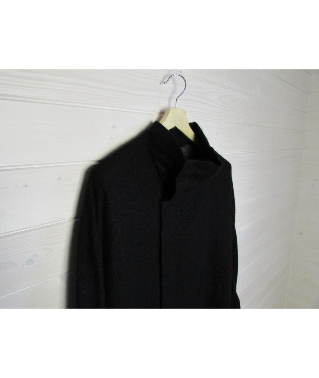 RICK OWENS Черная кашемировая куртка, фото 2