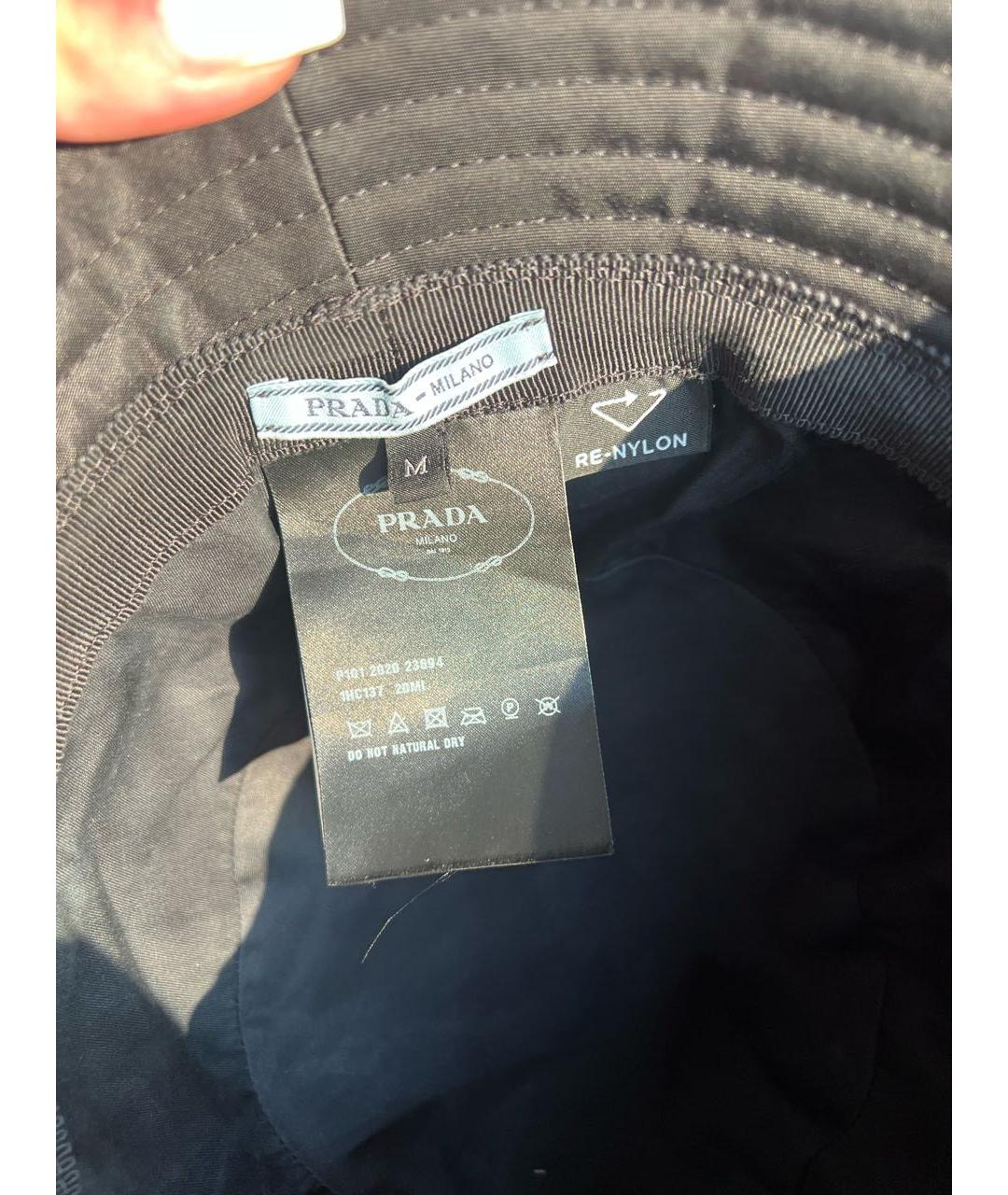 PRADA Черная панама, фото 3