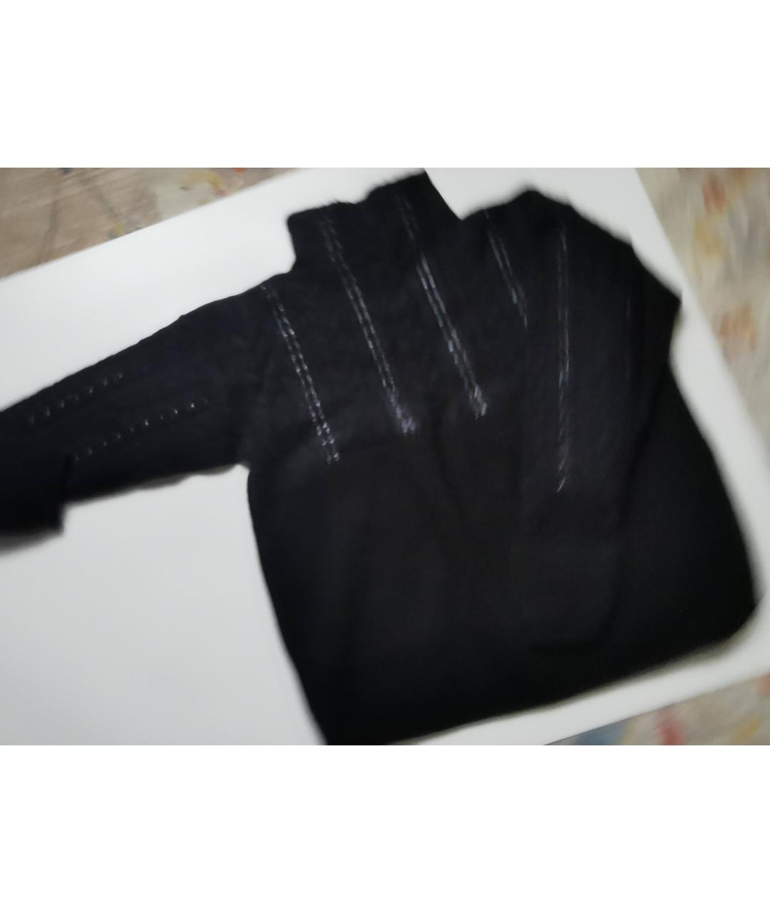 PANICALE Черный кашемировый джемпер / свитер, фото 2