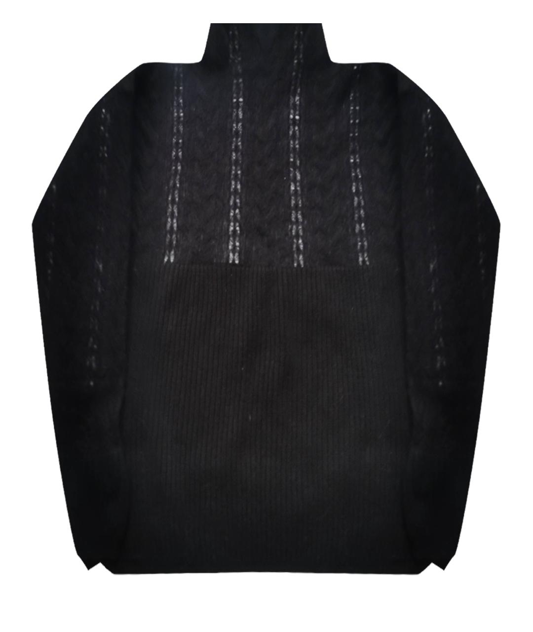 PANICALE Черный кашемировый джемпер / свитер, фото 1