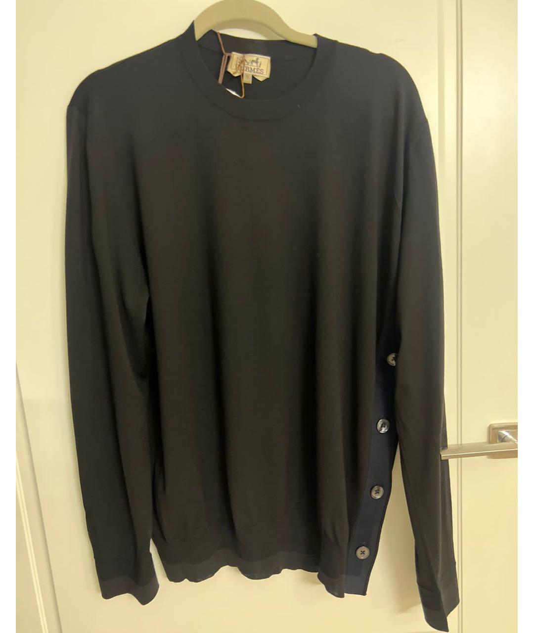 HERMES PRE-OWNED Черный шерстяной джемпер / свитер, фото 9