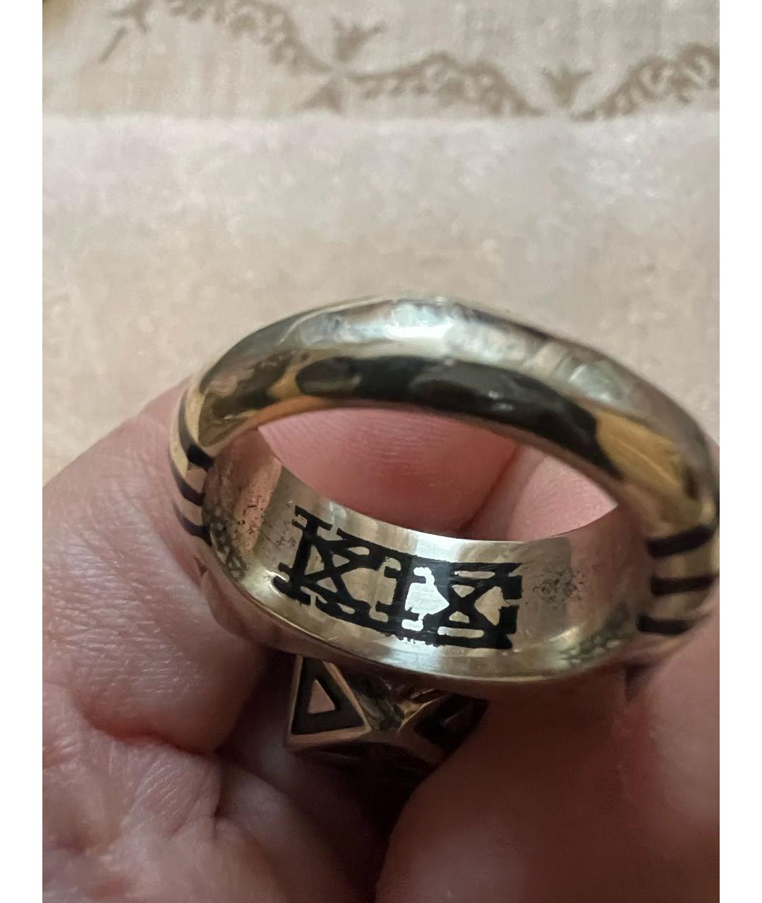 KTZ Желтое металлическое кольцо, фото 4