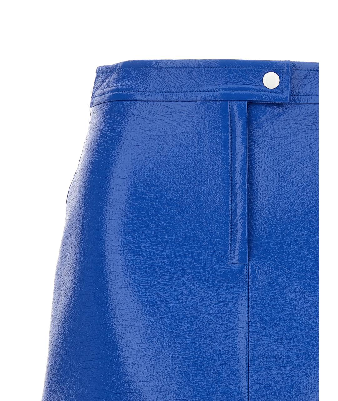 COURREGES Синяя юбка мини, фото 3
