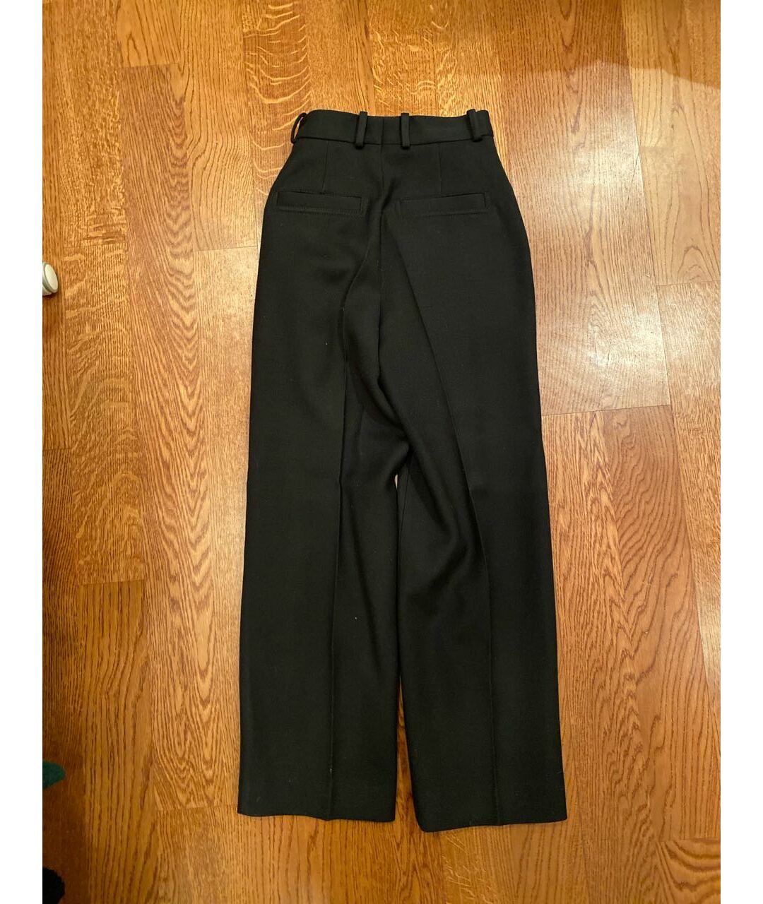 SANDRO Черные шерстяные прямые брюки, фото 2