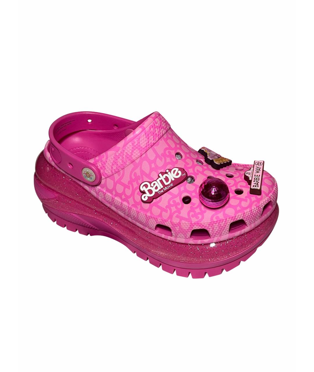 CROCS Розовые резиновые сабо, фото 1