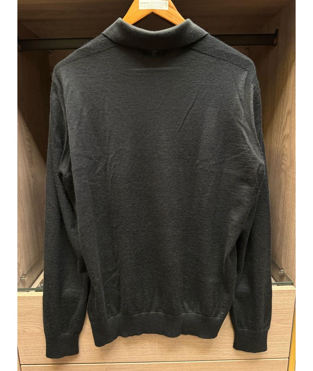 STEFANO RICCI Черный кашемировый джемпер / свитер, фото 2