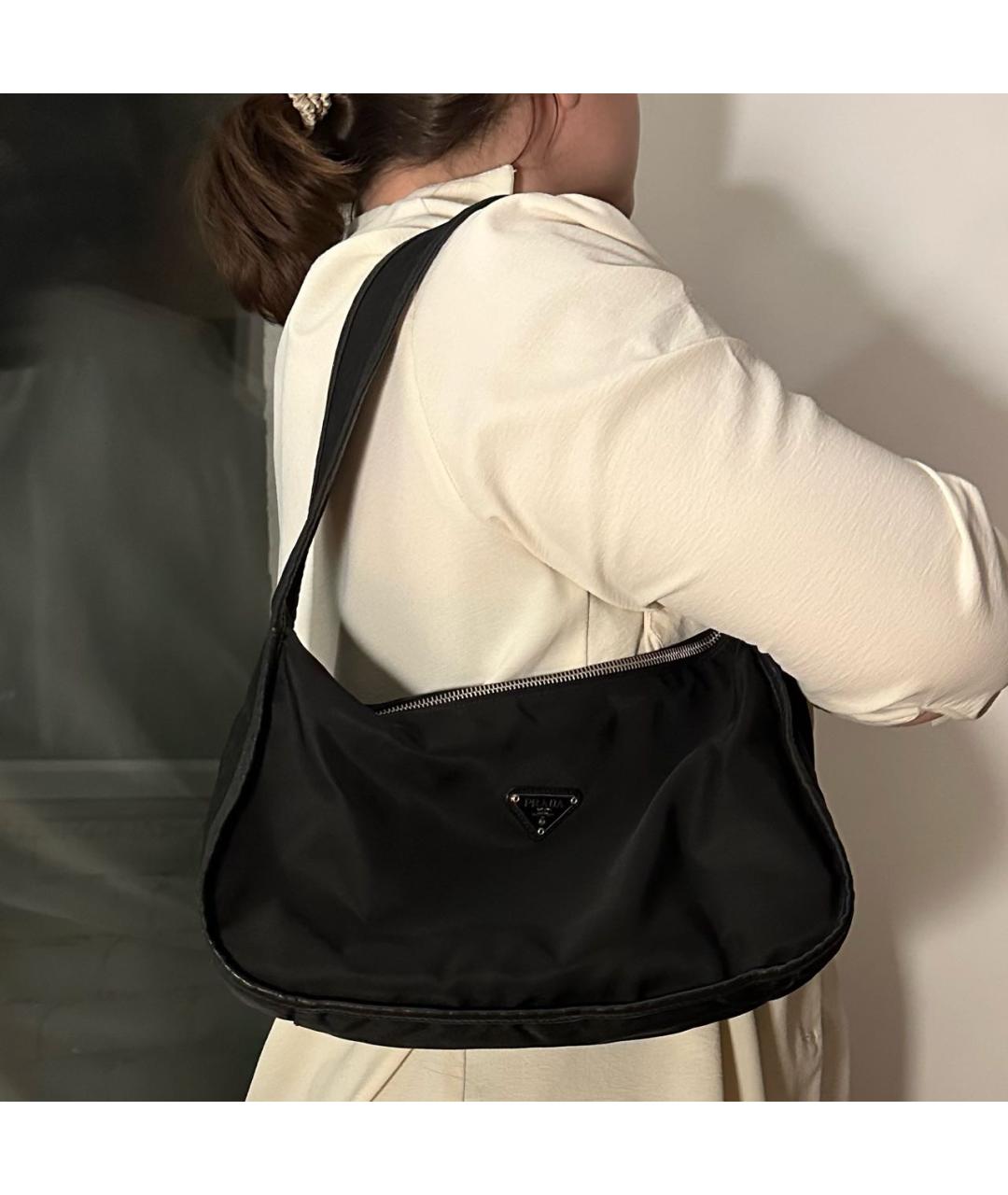 PRADA Черная сумка через плечо, фото 6
