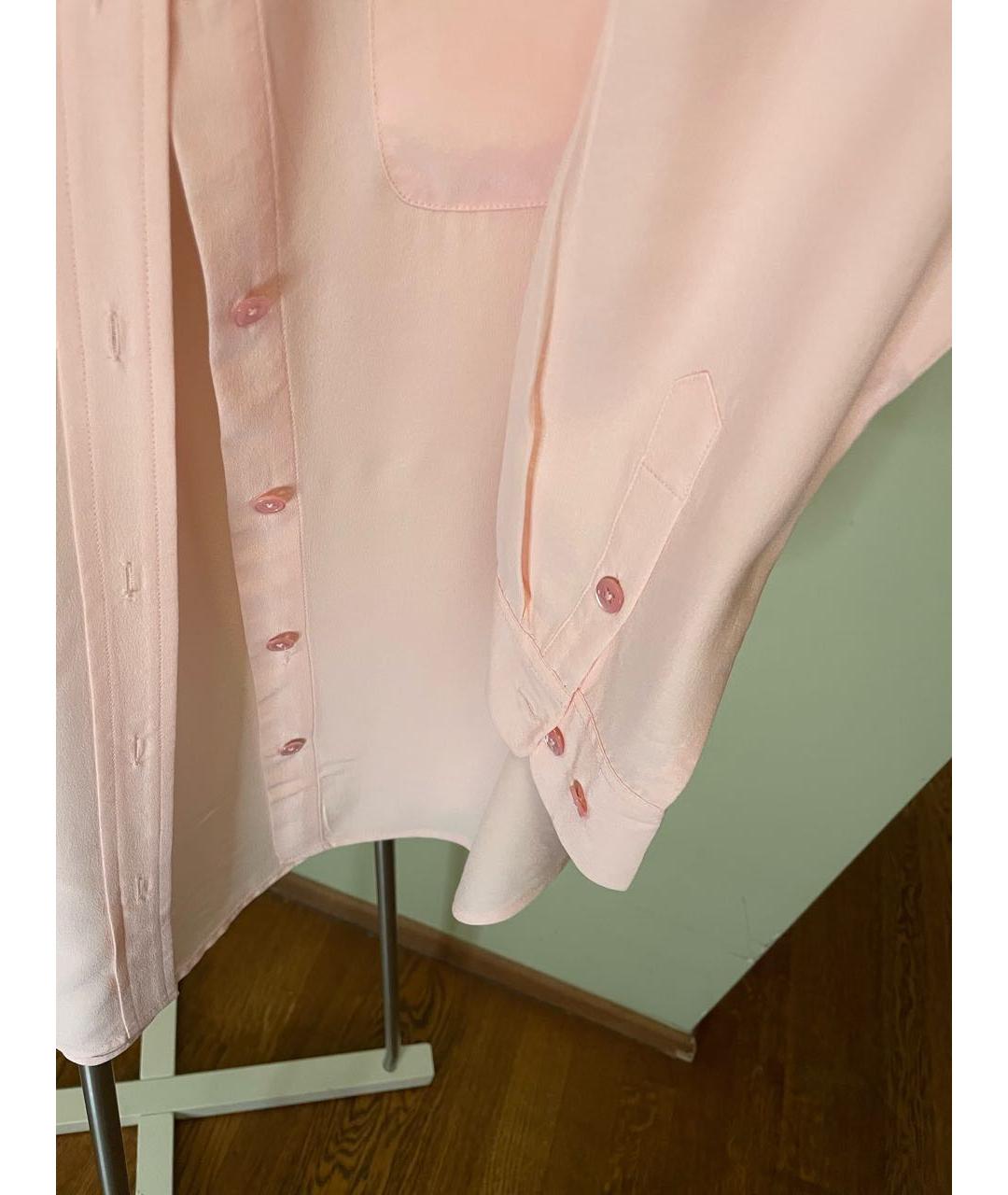 EQUIPMENT Розовая шелковая блузы, фото 5