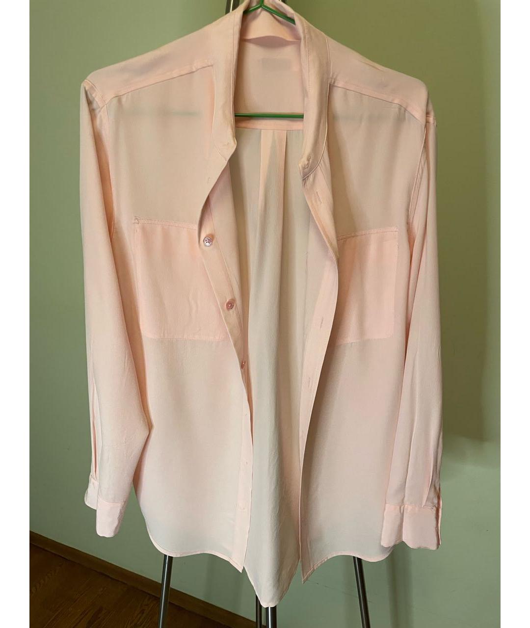 EQUIPMENT Розовая шелковая блузы, фото 8