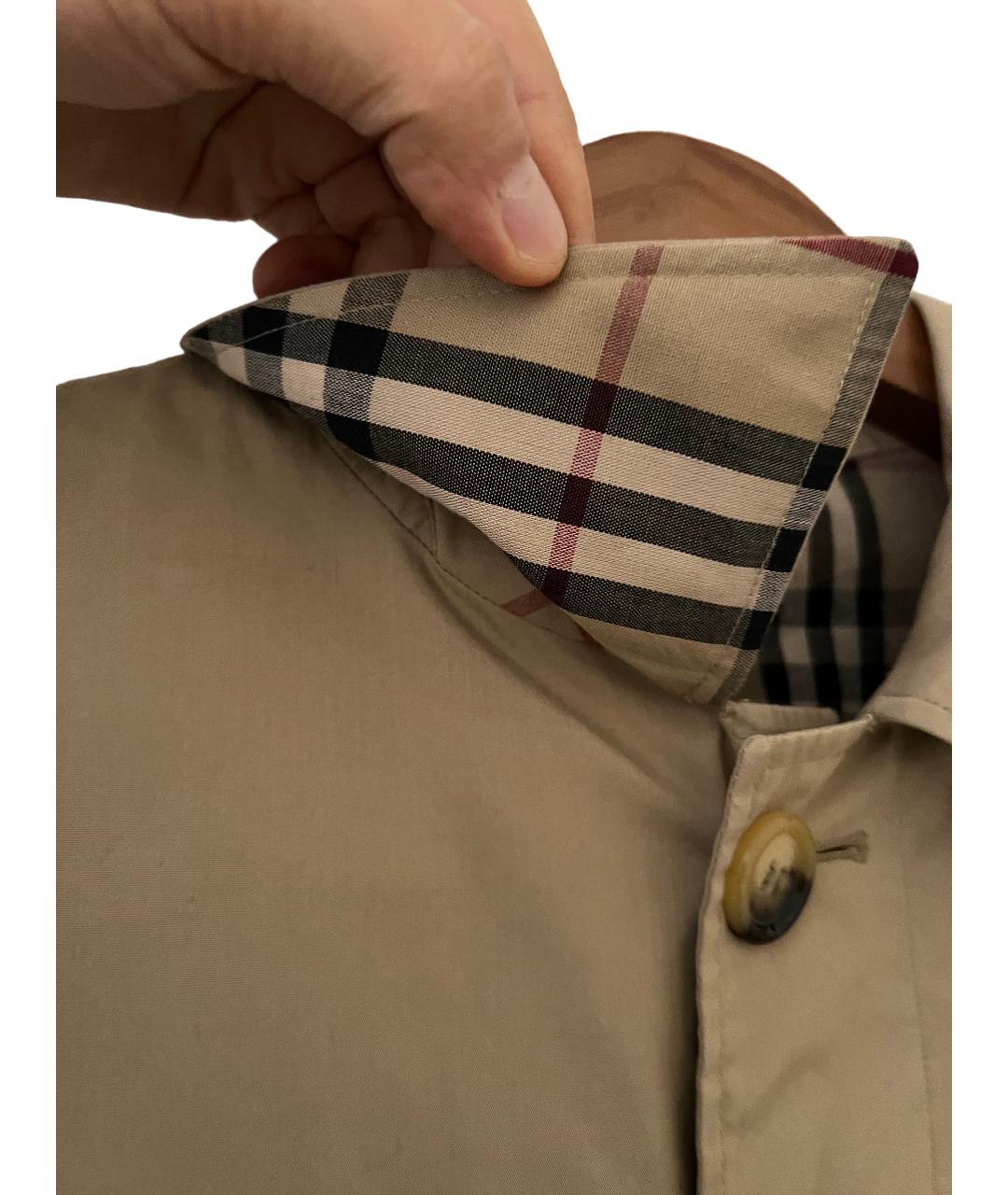 BURBERRY Бежевый тренч / плащ, фото 2