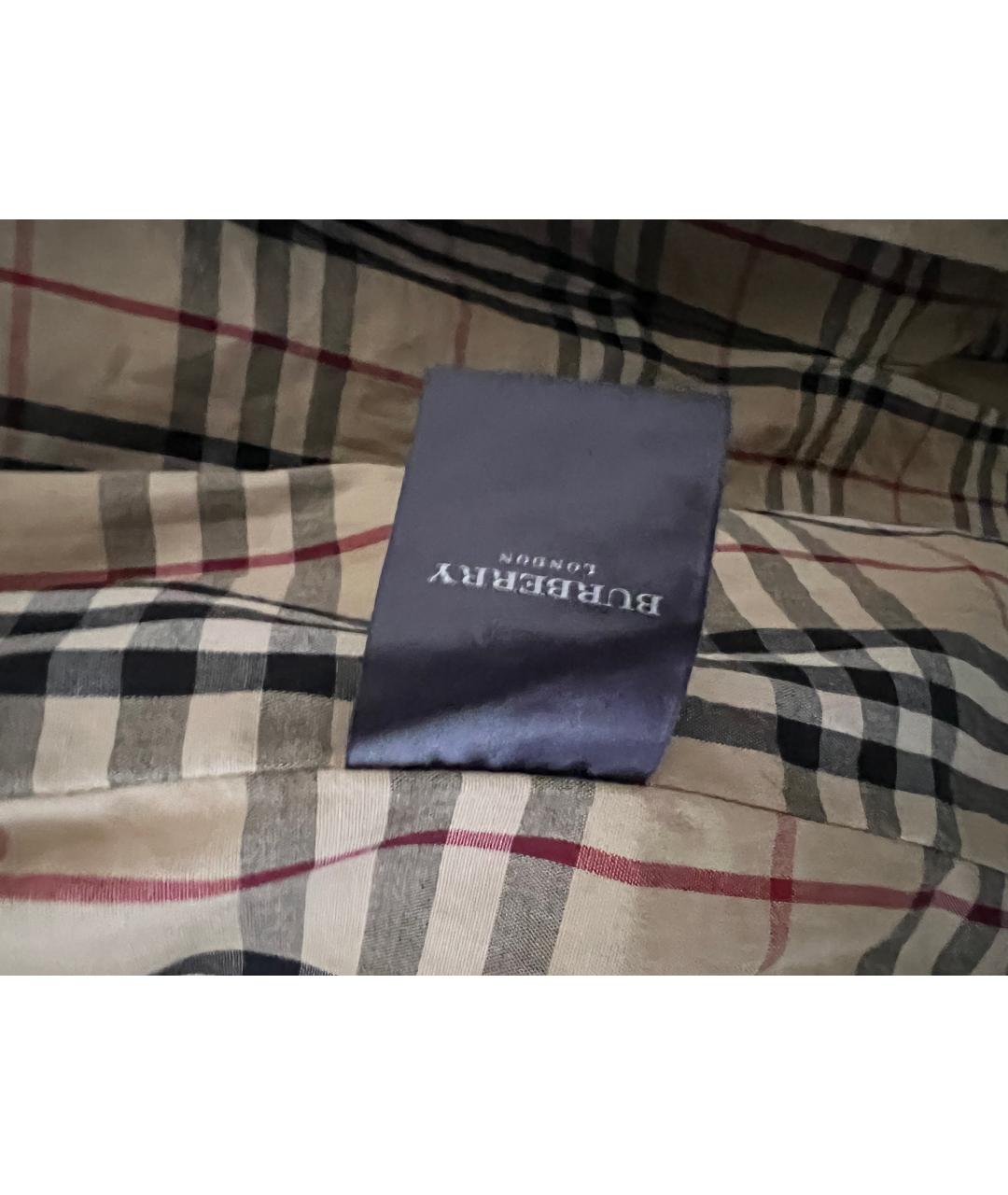 BURBERRY Бежевый тренч / плащ, фото 4