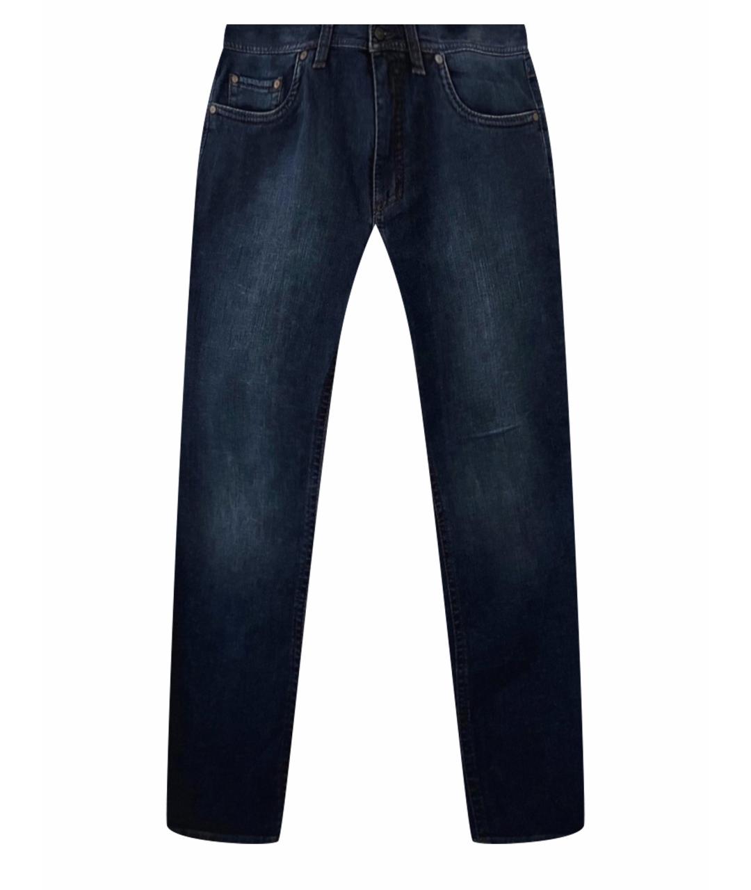 BOGNER Темно-синие хлопковые прямые джинсы, фото 1