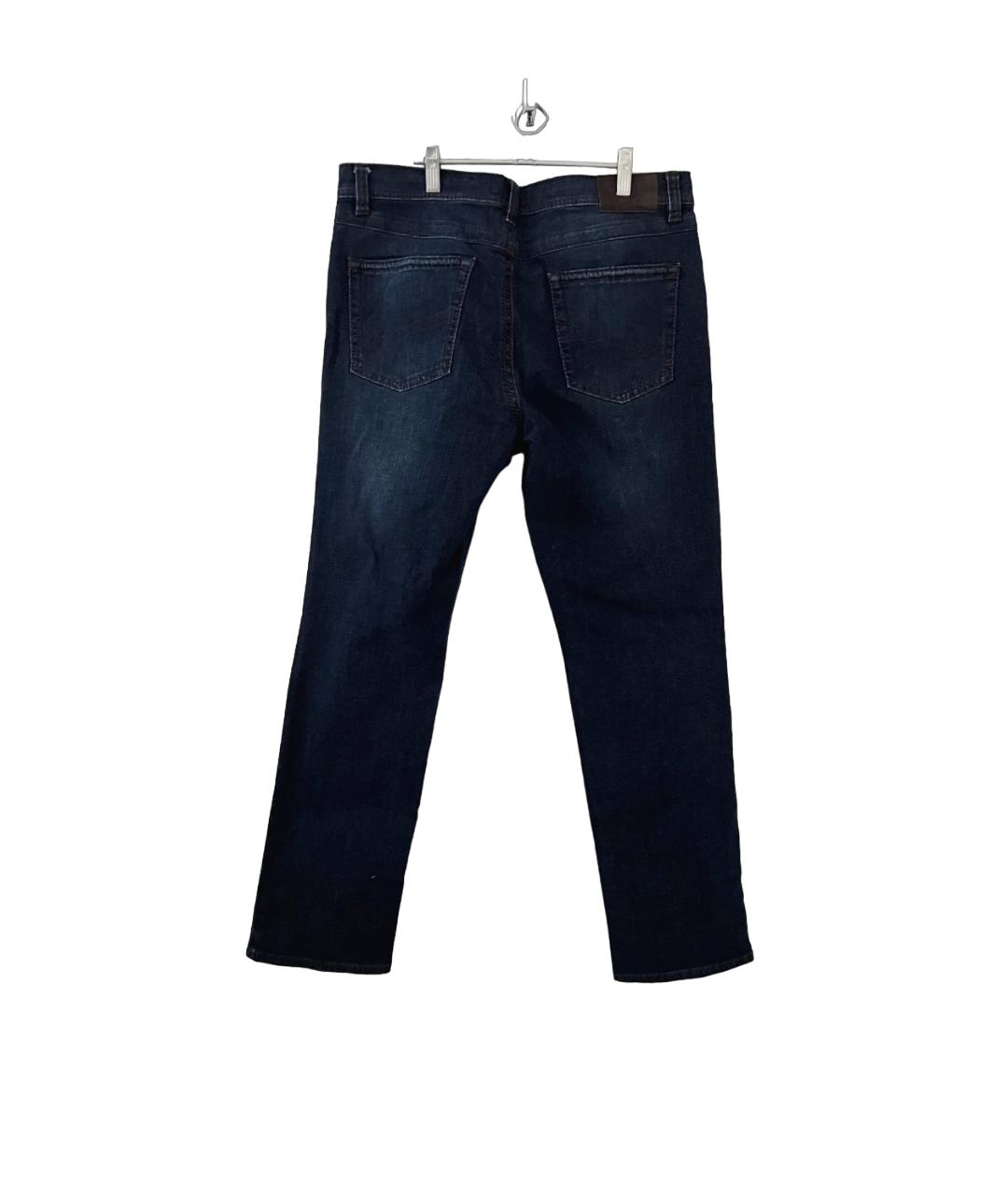 BOGNER Темно-синие хлопковые прямые джинсы, фото 2