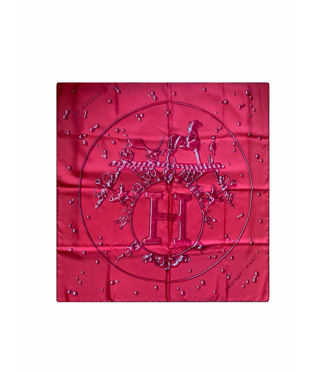 HERMES PRE-OWNED Красный шелковый платок, фото 1