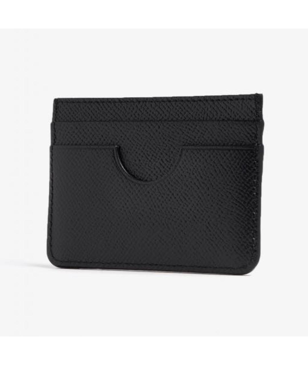 AMI Черный кожаный кардхолдер, фото 2