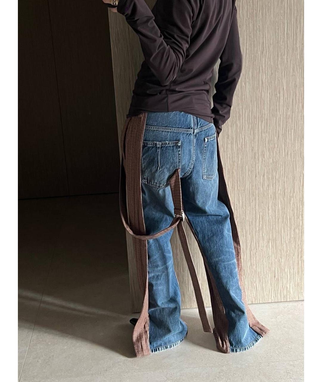 UNRAVEL PROJECT Коричневые джинсы клеш, фото 2