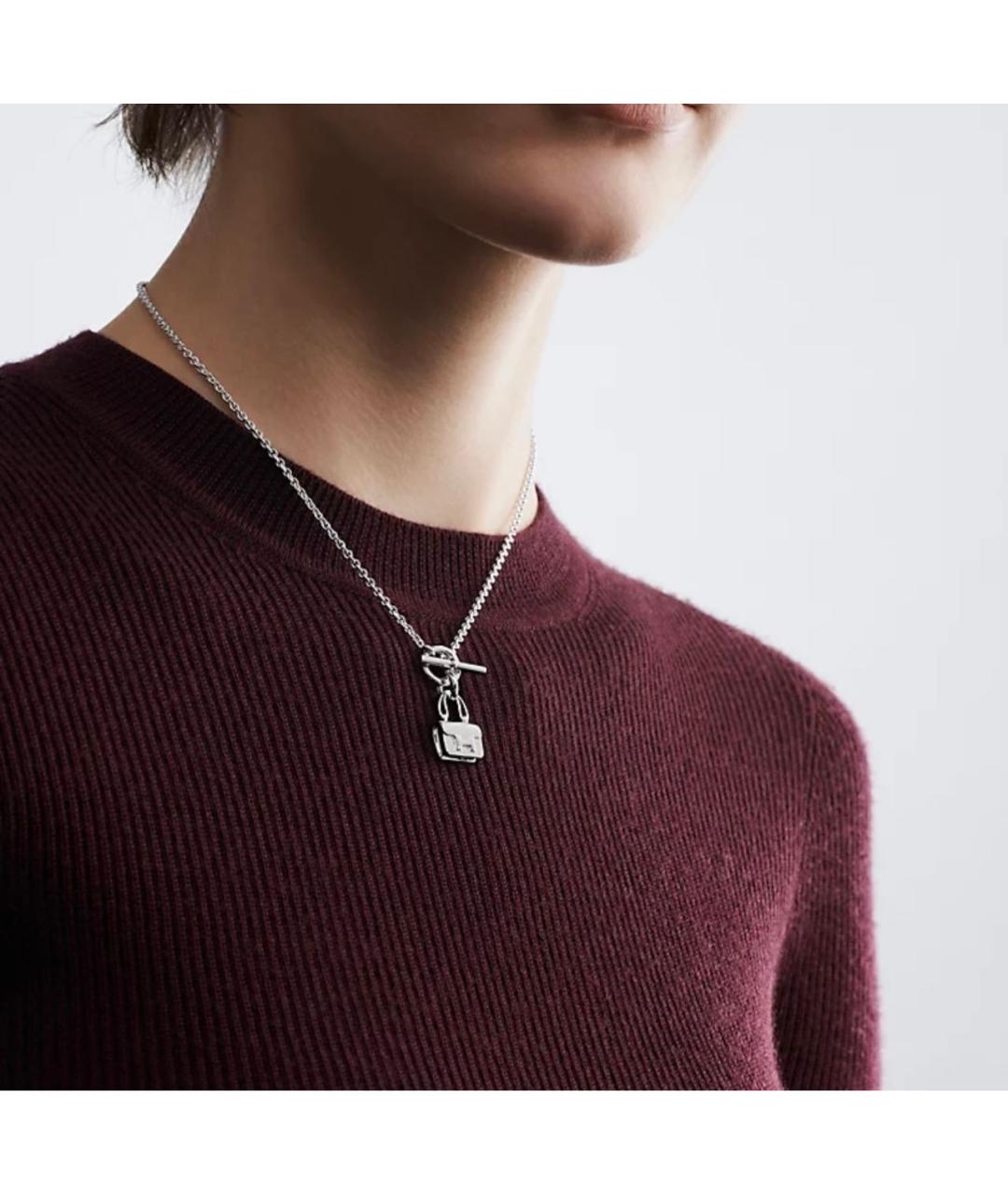HERMES Серебряная серебряная подвеска, фото 4