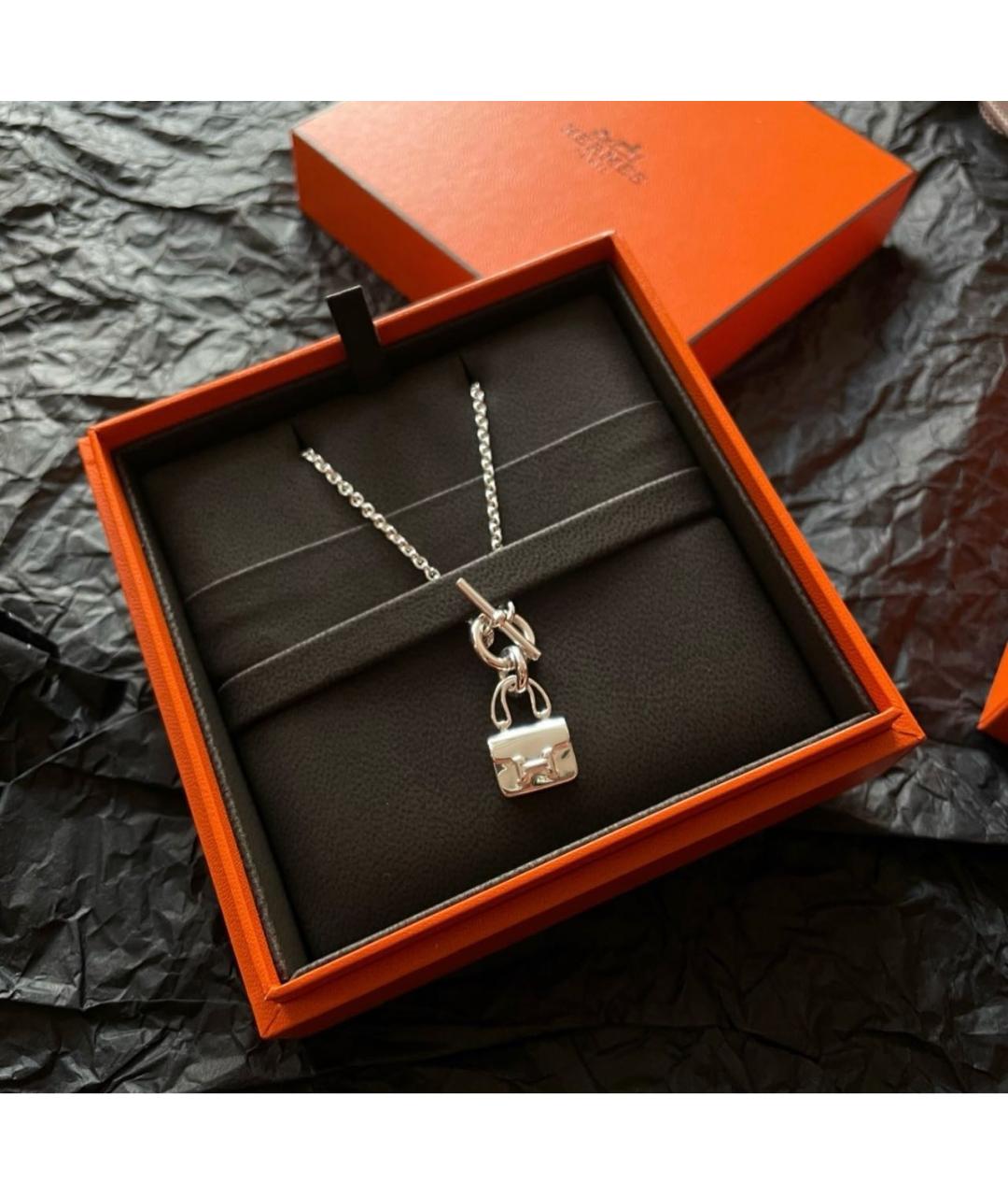 HERMES Серебряная серебряная подвеска, фото 5