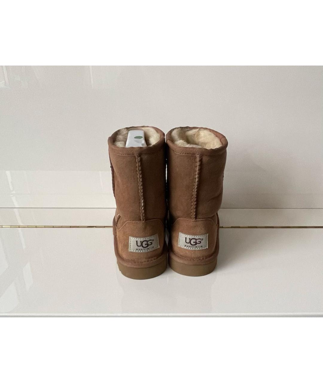 UGG AUSTRALIA Коричневые ботинки, фото 4