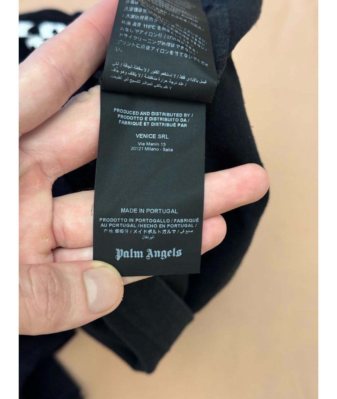PALM ANGELS Черная футболка, фото 5