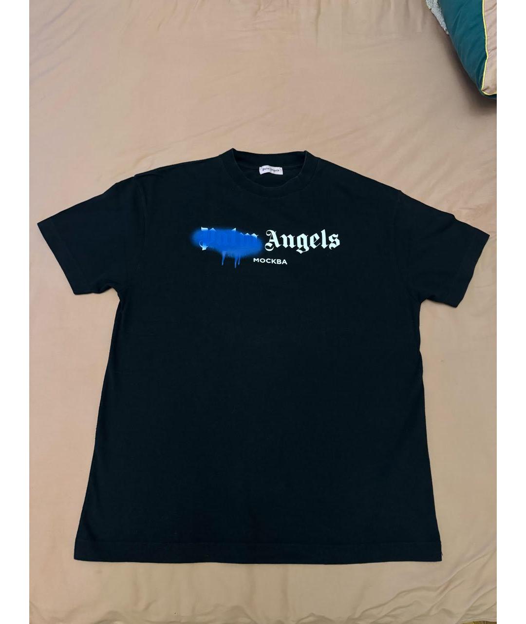 PALM ANGELS Черная футболка, фото 6