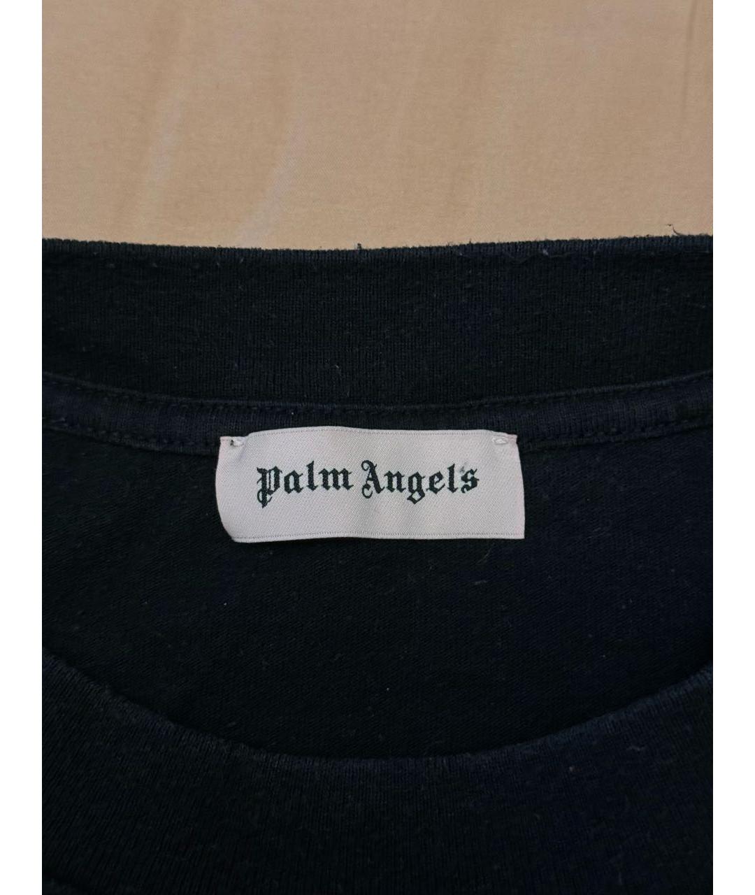 PALM ANGELS Черная футболка, фото 3