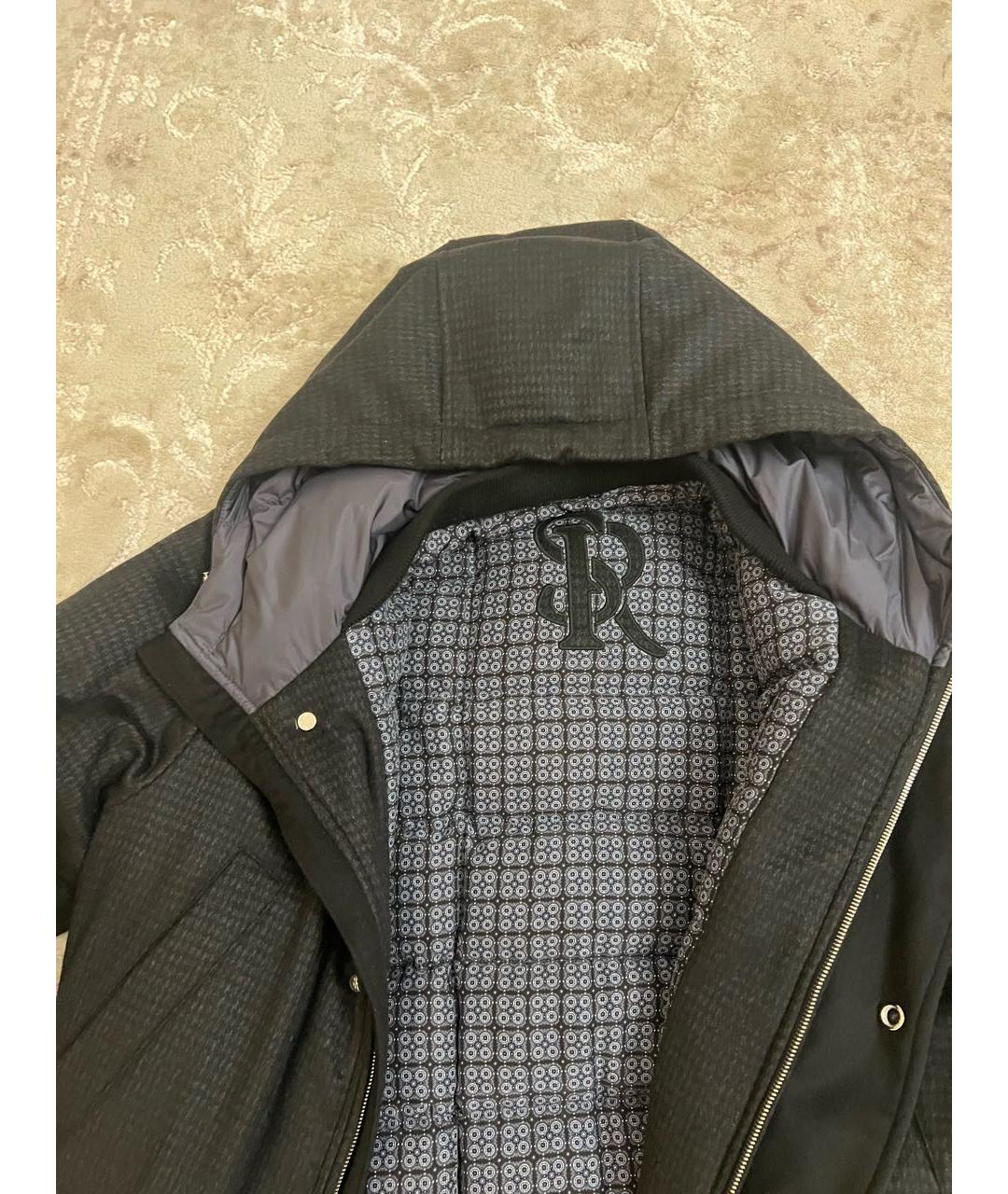 STEFANO RICCI Черная кашемировая куртка, фото 3
