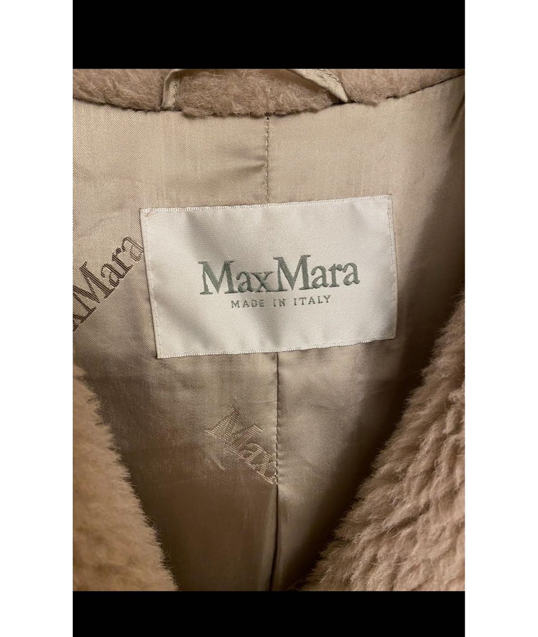 MAX MARA Серая шерстяная шуба, фото 4