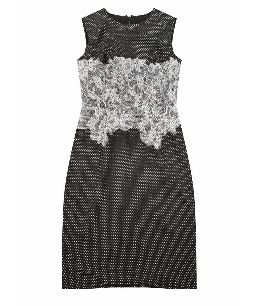VALENTINO Черное креповое вечернее платье, фото 1