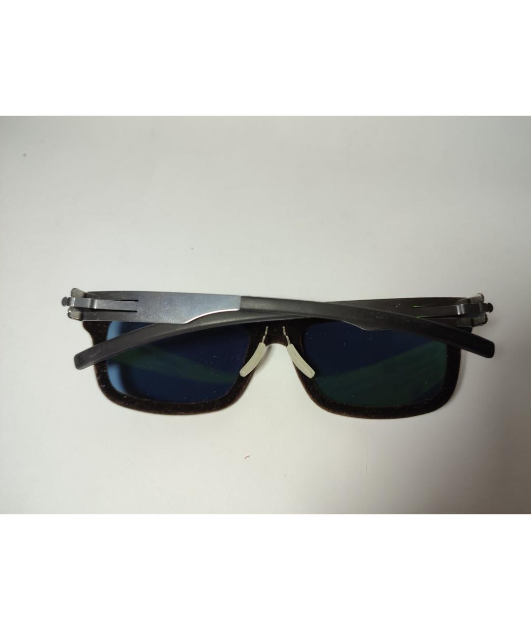 ICBERLIN Коричневые металлические солнцезащитные очки, фото 3