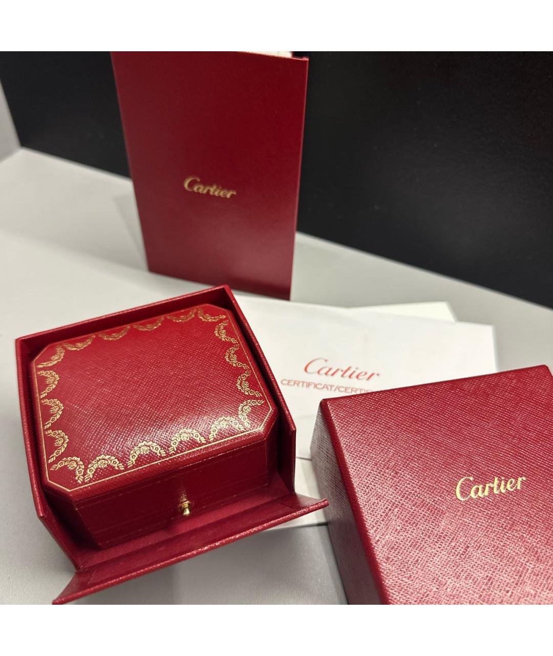 CARTIER Золотые серьги из желтого золота, фото 3